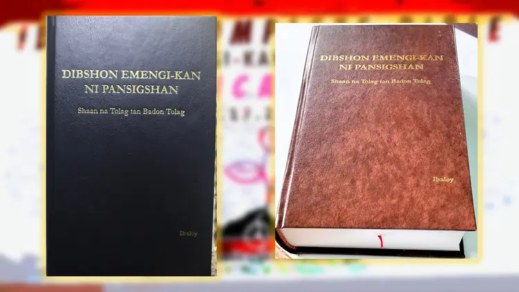 Sota nay-Ibadoy jen kompliton Bibliya, Dibshon Emengi-kan ni Pansigshan 2022, black tan brown