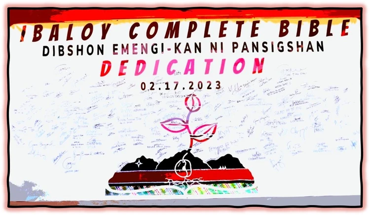 Ibaloy Complete Bible Dedication after stage