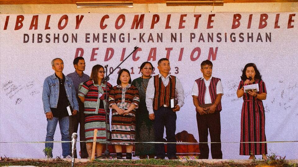 Ibaloy Complete Bible Dedication with translation team